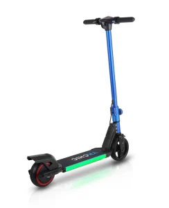 Foldable Kick E Scooter With Colorful Lights for Kids Toddlers Ideal Outdoor Electric Foot Scooter