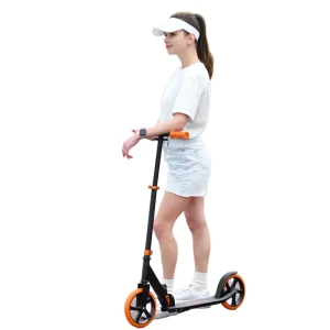 Foldable Lightweight Two Wheel Kick Scooter Steel Foot Scooter for 2 15 Years with Planar Wheel Device