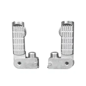 Foldable Two Piece Aluminum Alloy Rear Foot Peg Universal Scooter Motorcycle E Bike Spare Parts Electric Bicycle Pedal