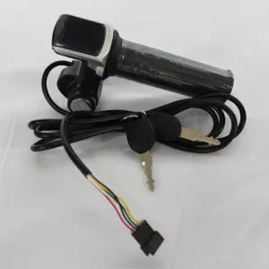 Folding Electric Scooter Speed Control Handlebar Power Display 5-Core Waterproof Throttle Accelerator Accessories