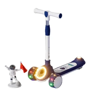 Folding Foot Scooter Adult with 3 Adjustment Big Wheel Kick Scooter for Adults