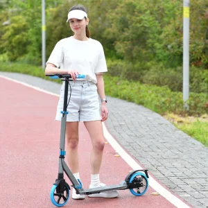 Freestyle Pro Foot Kick Scooter for Adults Big Wheel PU Aluminum Kick Scooter