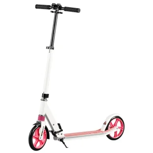 Full Aluminium Foldable 200mm Pu Wheels Adult Kick Scooter Double Suspension Scooter