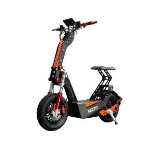 HEZZO Super 95 km h High Speed Electric Scooter Lithium 50Ah Foldable Design Long Range 10000W Motor 200kg Aluminum Alloy Seat