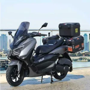 HX Factory 150cc Gasoline Motorcycle Off-Road Single Cylinder Engine Urban Commuting Gasoline Scooter for Adult