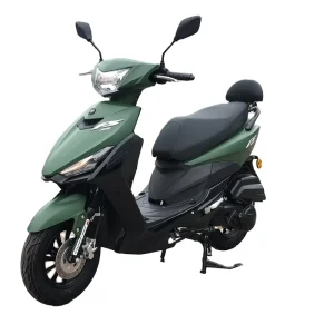 HXYB HX50QT-6 Gas-Powered Street Scooter 125cc Displacement Air-Cooled 1 Cylinder 4 Stroke Automatic Motor Moped