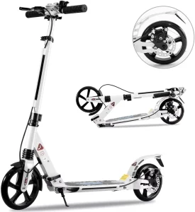 Hand Adjustable Foldable Portable 2 Wheel Scooter for Teens Adults Kick Scooter Foot Scooter for Adults