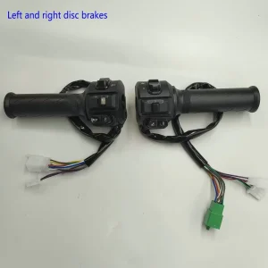 Handlebar Switch Assembly Flashing Variable Speed Light Button Electric Scooter Tricycle Steering Grips Ebike Throttle
