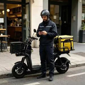 Heavy Duty Electric Scooter for Urban On Demand Delivery