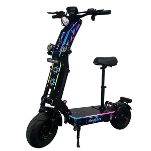 High Power 90-120Km 55-75Mile Smart E Scooter 15000W 5000W*2 Dual Motor 10000W USA Electric Scooter 72V 14 Inch Tire With Seat