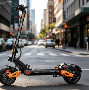 High Power Dual Drive Electric Kick Scooter Adults All Terrain Anti slip 30AH 80 90Km Range