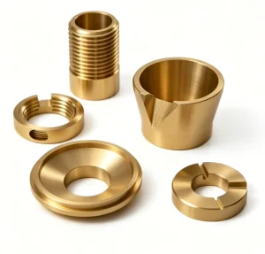High Precision CNC Machined Brass Parts Durable Body Components for Electric Scooter