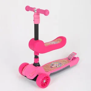 High Quality Adjustable Kick Scooter for Kids Promotional Foldable Design 3 Flashing Wheels Modern Style for Outdoor Use Sale