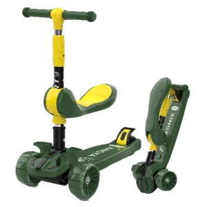 High Quality Children Foot Scooter Adjustable Height Foldable Kids Kick Scooter for 3-12 Year Kids