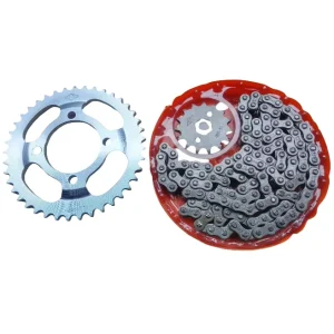 High Quality Motorcycle Roller Chain with Roller Sprocket Kit for FXD125/CGL125 41-15T 428H-116L Motorcycle Parts