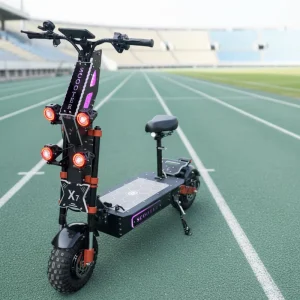 High Quality Obarter X7 60v 60ah Off road Digital Control E-scooter 14inch Disc Brake Customized OEM Adult Foldable Scooter