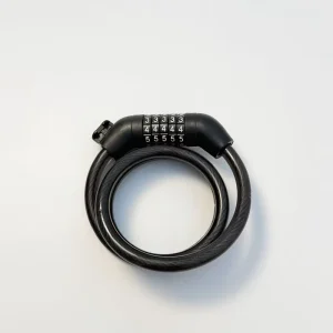 High Security OEM 5 Digit 10*1200mm Combination Wire Cable Lock Motorcycle E Scooter Bike Bicycle Accessories Lock