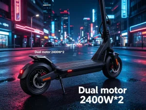 High Speed 99KM h Brushless Motor Electric Scooter Dual Motor 2400W*2 120KM Long Range Foldable 150kg for Adults