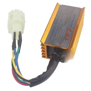 Ignition Unit for Haojue Scooters Compatible with GY6 Gold Connector 6 Pins