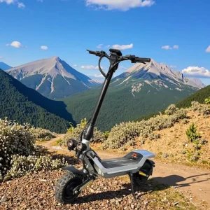 JIALING Foldable Lightweight Aluminum Alloy GPS Intelligent Electric Scooter 2400W Motor Waterproof for Adult Urban Commute City