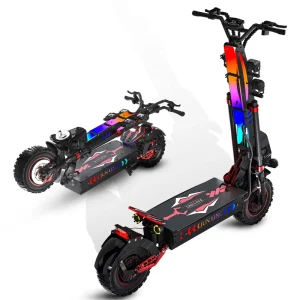 JL86 Electric Scooter for Adults13 Inch Off Road Electric Step on Two Wheel Scooter with Dual Motor Dual Suspension