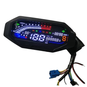 K1901 Motorcycle Digital Instrument Assembly Mountain Scooter LCD Electric Dashboard 12V DC DIY Parts