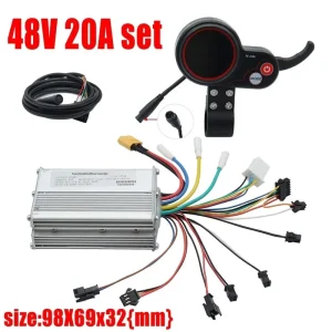 KUGOO M4 Electric Scooter Accessories KDH M4 001 TF100 6 Pin Meter Display + Controller 36V 48V Set
