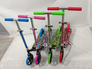 Kick Scooter Adjustable Height Kids Foot Scooter Foldable Scooter for Daily Recreation