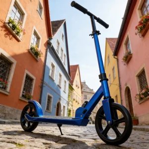 Kick Scooter Electric Foldable Mobility Scooter with Removable Battery Sturdy for Adult Outdoor Errands