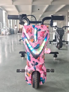 Kid 3-Wheel Electric Scooter with Aluminum Alloy Frame Outdoor Model