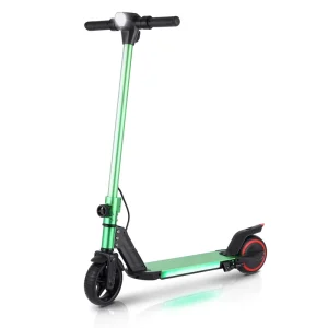 Kids’ Foldable 2-Wheel Aluminum Scooter with RGB Light-Up 150W Motor CE Certified for Boys & Girls
