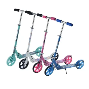 Kids Gift Foldable 2 Wheels Kick Scooter Adjustable Height Children’s Foot Kick Scooter
