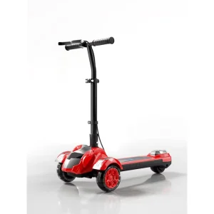 Kids Kick Scooter with One Button Folding and 3 Level Adjustable Height
