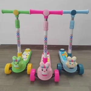 Kids Scooter 2-8Years Old With Adjustable Extra Wide Deck Kick Scooter Foot Child Scooter