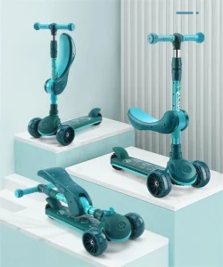 Kids Scooter China Factory Multifunction Children Foot Scooter Kids Three Flash Wheels Kick Kids Scooter for Children Toy