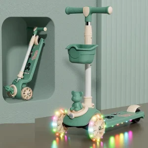 Kids Scooter Flash Children Kick Scooter with Flash Wheel