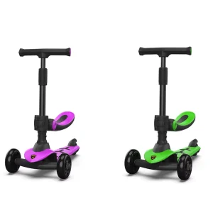 Kids Scooter with 3 Wheels Kick Scooter for Outdoor Sports Riding Foldable Foot Scooter