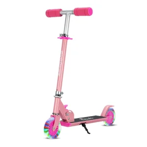 Kids Two Wheels Electric Scooter for 2-16 Years Old Girls Boys