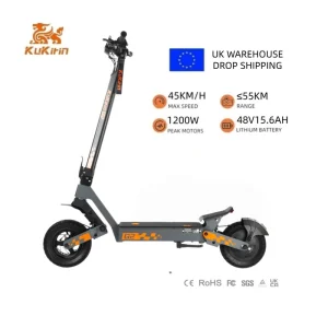 KuKirin G2 Electric Scooter 800W 48V 15.6Ah Foldable Adult E Scooter With Fender 45km/h 55km Range UK Stock