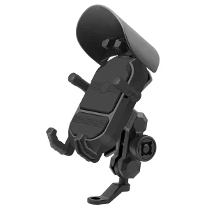 LC Universal Magnetic Motorcycle Phone Holder Anti-Vibration Handlebar Mount for Motorcycle Electric Scooter Bicycle