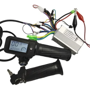 Lcd Display Accelerator Twist Throttle Lock BLDC CONTROLLER 36v48v350W Electric Bike Scooter Mtb Parts Rolling Handlebar Grips