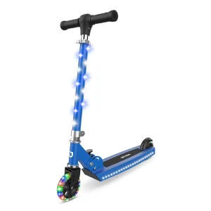 Light Weigh Adjustable Height Kick Scooter Kids with Flash Wheels Children Foot Scooter