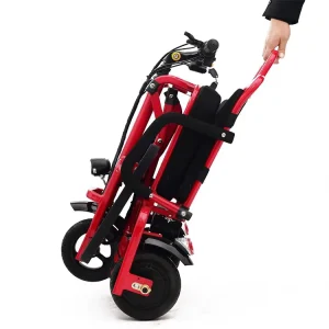 Light Weight Foldable Open Body Electric Mobility Scooter Tricycle for Elderly Handicapped 80kg Load Capacity 25-35km/h Speed