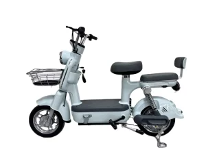 Lightweight Electric Moped 14 Inch 500W Brushless Motor Electronic Two Wheel Scooter Waterproof Shock Absorption 50 60km Range