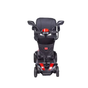 Lightweight Electric Scooter with Dual Seats and Integrated Chassis