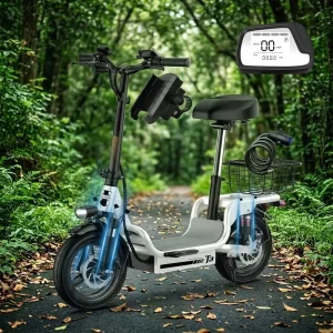 Local Warehouse Delivery 720W Peak 14+ Electric Scooter 0 Mile Range 500lbs Load 30 MPH Dual Suspension Brake Foldable Design
