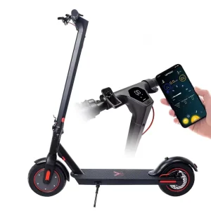 Long Range Adults Electric Scooter 10inch Blue with 250W Motor V10 25kmh GPS Foldable