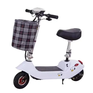 Luxury 10 Inch Electric Scooter Dual Suspension One Key Folding Brushless Motor 350W 40-60km Range Comfortable Seat Electronic