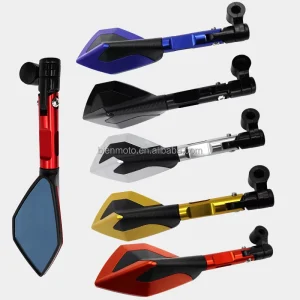 M8 10 Scooter Electric Motorbike Aluminum Retrovisor View Motorcycle Handle Bar Side Rearview Mirror