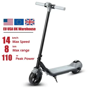 MK029 EU US Warehouse 110W 6.5 Inch 5 8Km Range Scooter 2 Wheel Foot Kids Kick Electric Scooter Kids Scooters